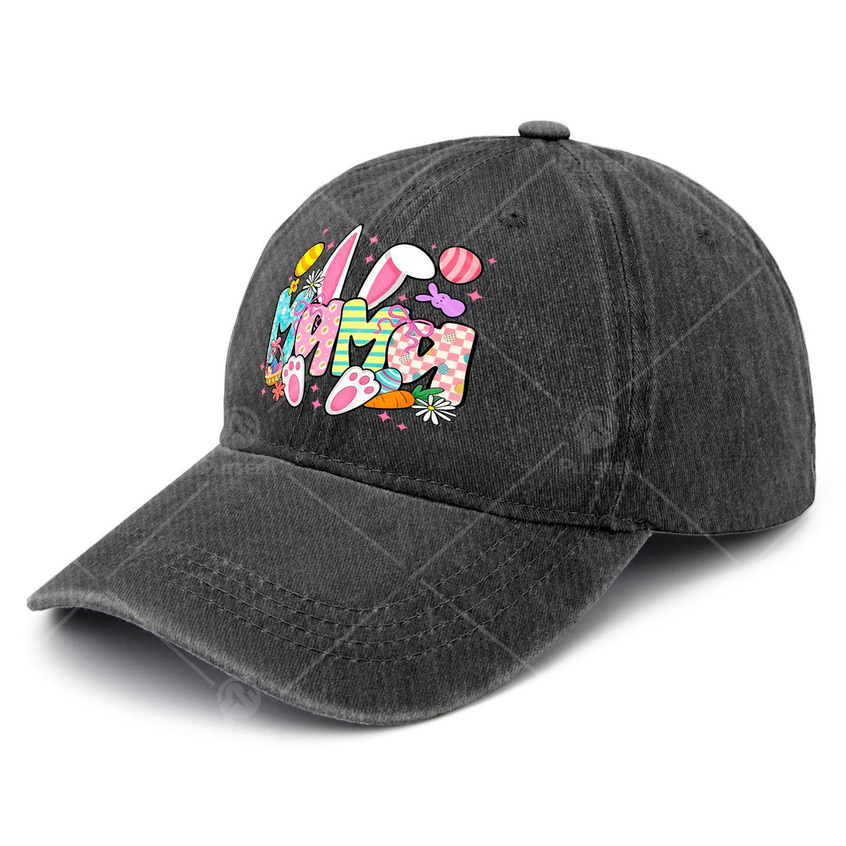Easter Mama Bunny Ears Coquette Bow Easter Rabbit Baseball Hat Unisex Trendy