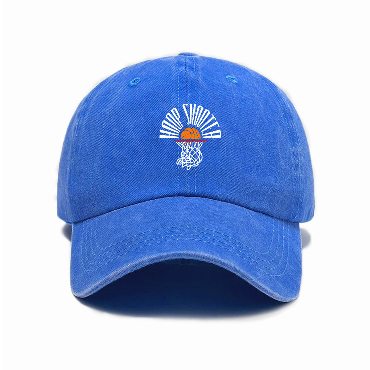 1 Washed Distressed Printed Baseball Cap, Adult Simple Vintage Sun Baseball Cap, Unisex Versatile Washed Distressed Cartoon Print Soft Top Baseball Cap