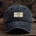 Men'S American Vintage Baseball Cap, Stylish And Versatile, Adjustable Curved Brim Duckbill Hat for Outdoor Fashion