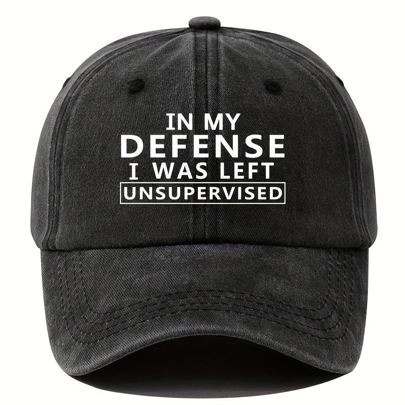 Vintage Washable Lettering Trucker Hat - Adjustable Cap with - Letters, Outdoor Casual Suitable for, Camping, Parties & Daily Wear - Hand Washable Textile Cap (No Dry)
