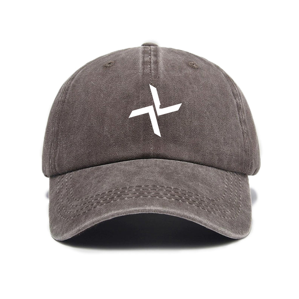 1 Top Water Washed Old Printed Baseball Cap Adult Versatile Easy Windmill Print Washed Old Soft Top Sunshade Baseball Cap Men And Women Fashion Universal Baseball Cap
