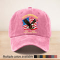 Patriotic Eagle Pattern Baseball Cap, Unisex Washable Hat, Adjustable Size, Suitable for All Seasons, Multi-Functional, Lightweight And Breathable, Sun-Protective, Ideal for Outdoor Sports, Fishing, Hiking, Camping, And a Perfect Gift for The 2