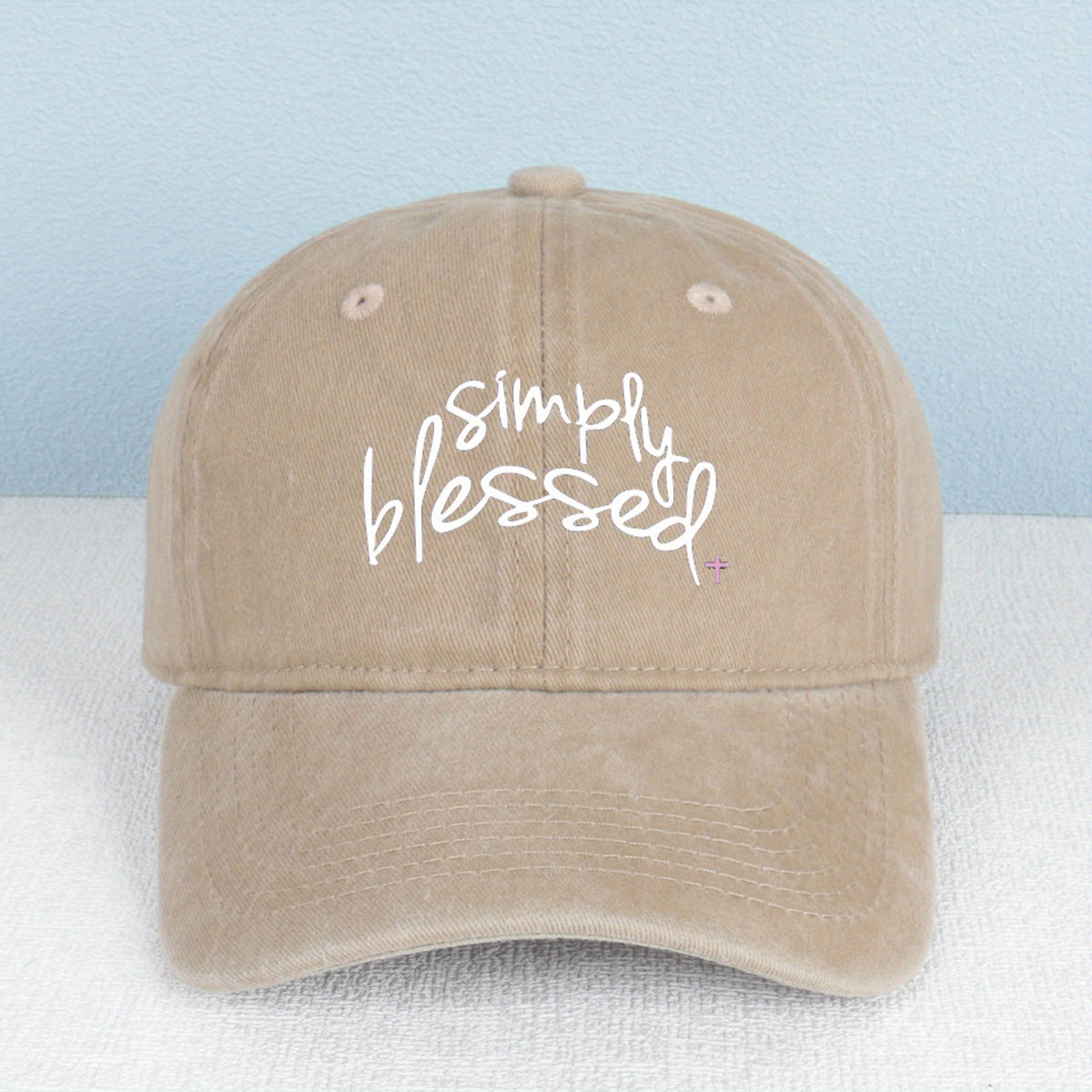 Simple Gospel Print Baseball Cap | Breathable Washed, Adjustable Retro Unisex Street Daily Cap, Lightweight and Comfortable, Multi-Color Choice, Outdoor Headwear, Casual Retro Style, Durable and Wear-Resistant, Hand Wash Care