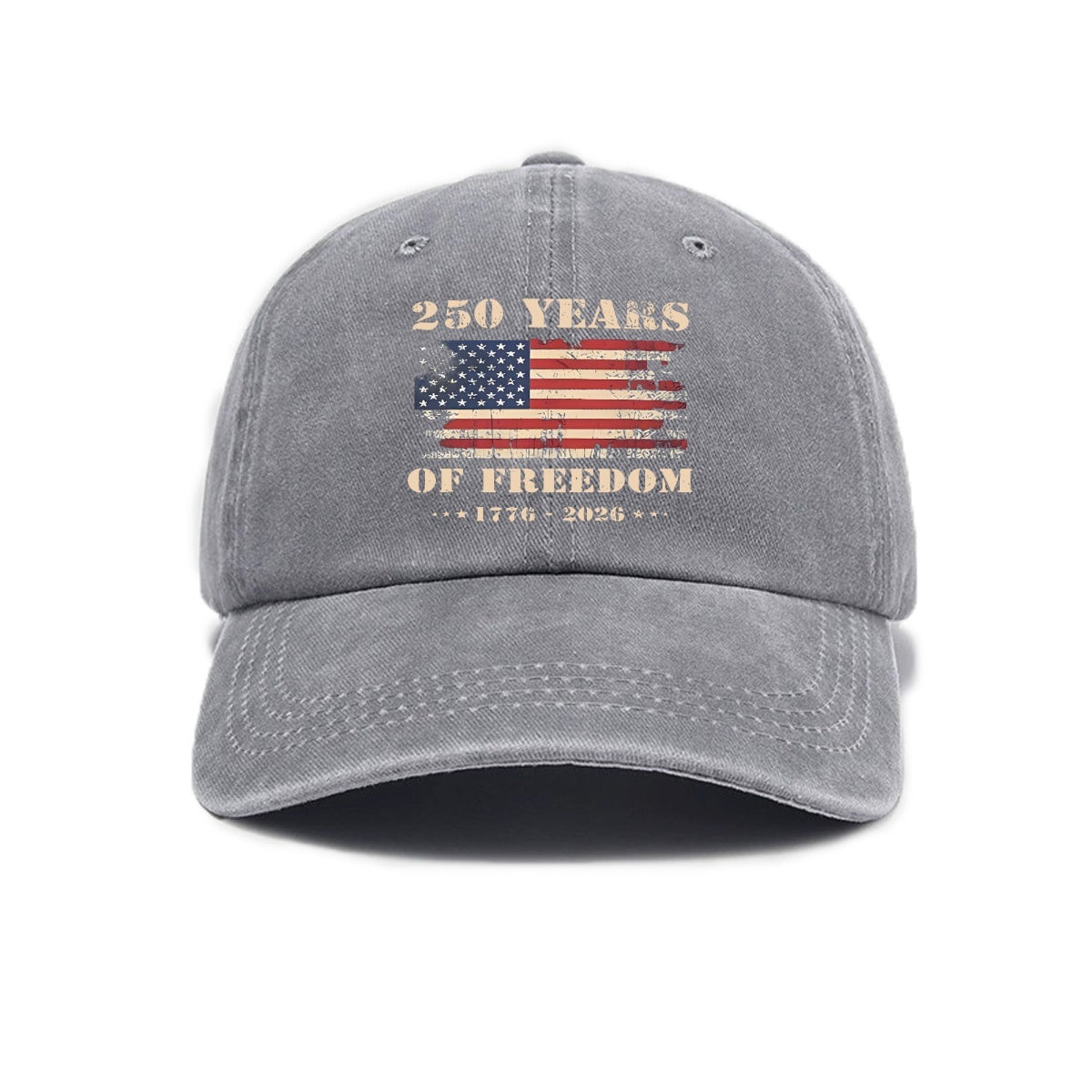 Distressed Print Baseball Cap, Unisex Autumn Winter Casual Sports Snapback Hat