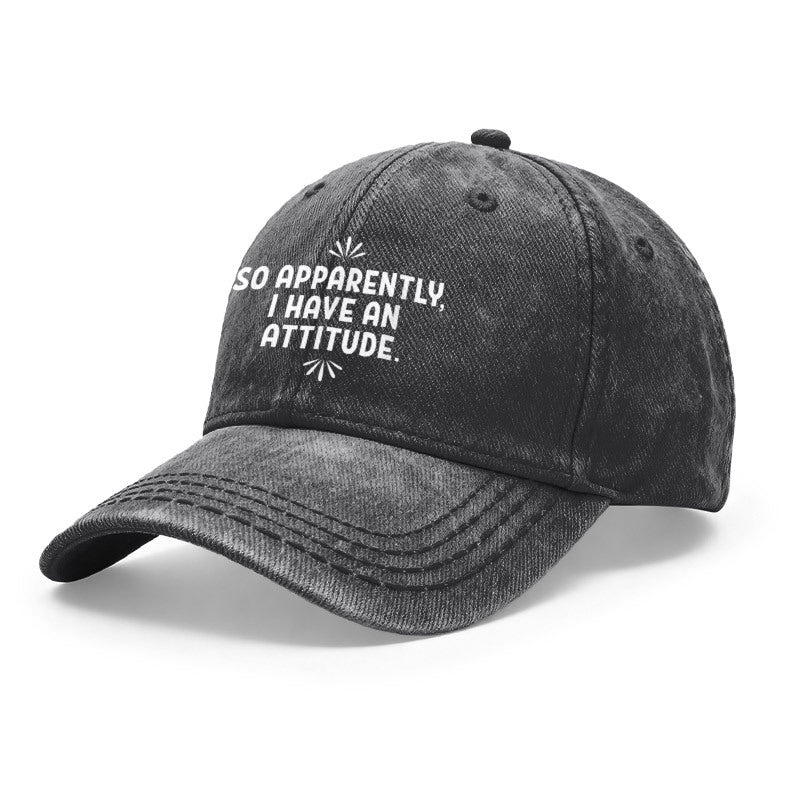 1pc of Vintage-Style Unisex Baseball Caps Featuring an Attitude Slogan, Designed for Street Style. They Are Adjustable And Perfect for Outdoor Activities And Casual Outings, Making Great Gifts for Both Men And Women, As Well As Friends