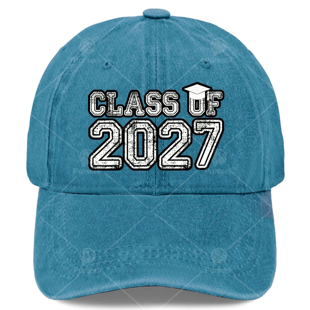 2027 Graduates Retro Baseball Cap - Vintage Unisex Graduation Gift Suitable for &, Machine Washable Cap with Pull String Closure, Retro for Prom, Graduation Parties, Events - Comfortable Cap for 2027 Year-Round