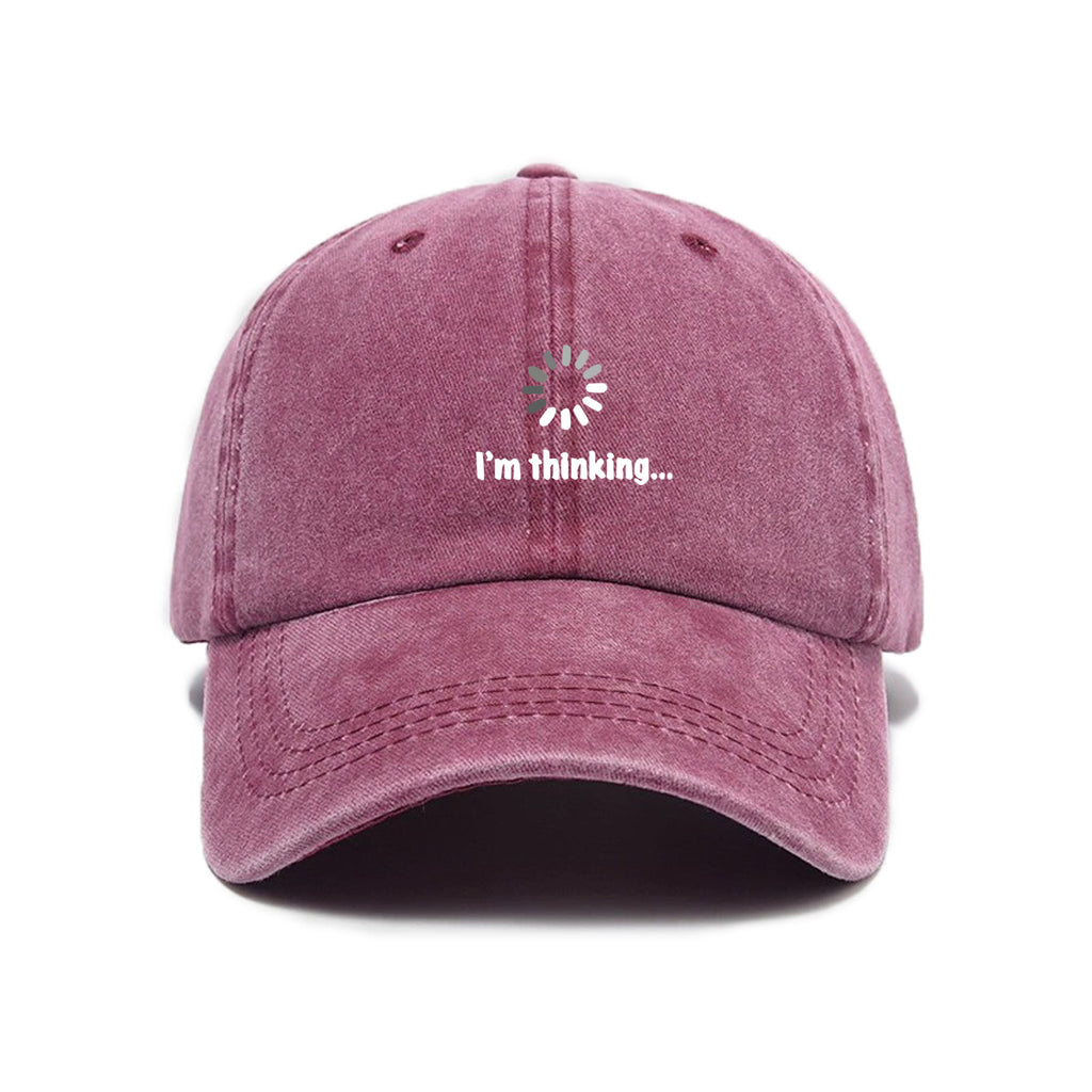Unisex Cross-Border Versatile Fashion Trend Symbol Print Washed Distressed Soft Top Sun Visor Baseball Cap