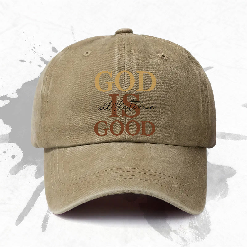 1P 1pc, "Good Times" Adjustable Baseball Cap, Lightweight Printed Women's Hat, "Fashion Casual" Men's Trendy Cap, an Ideal Gift for Weddings, Parties, and Birthdays