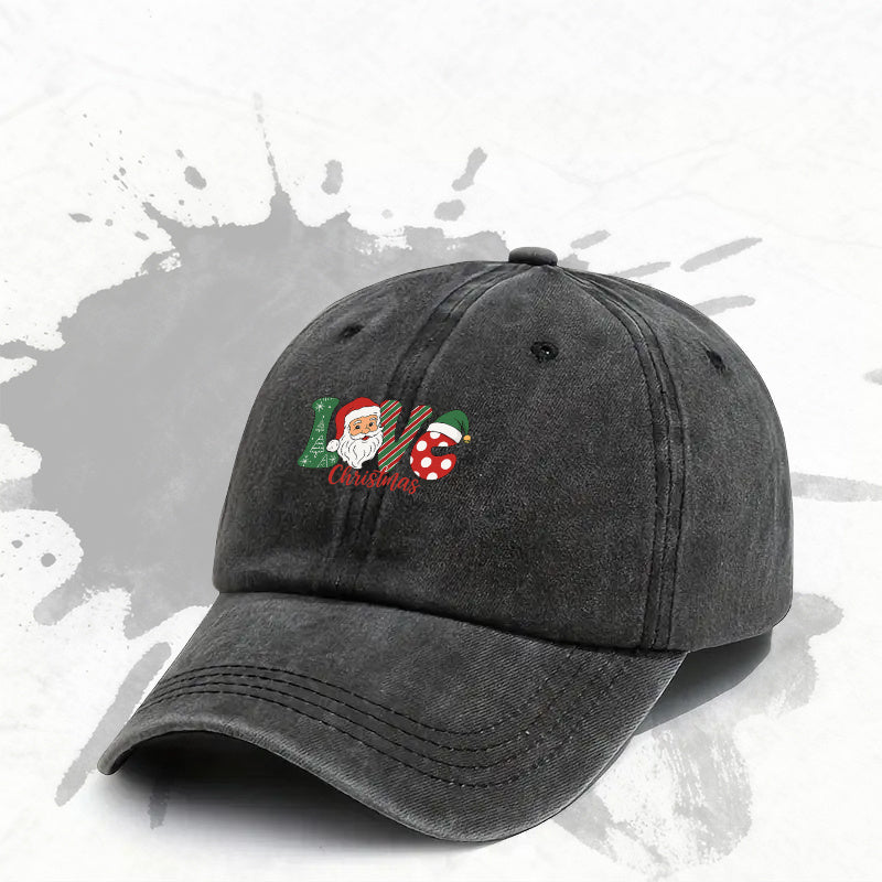 1pc, Adjustable Baseball Cap with Christmas Print, Lightweight Printed Craft Women'S Hat, Festive Atmosphere Men'S Trendy Cap, Ideal Gift for Weddings, Parties, Birthdays, Perfectly Showcasing The Joyful Spirit of The Holiday